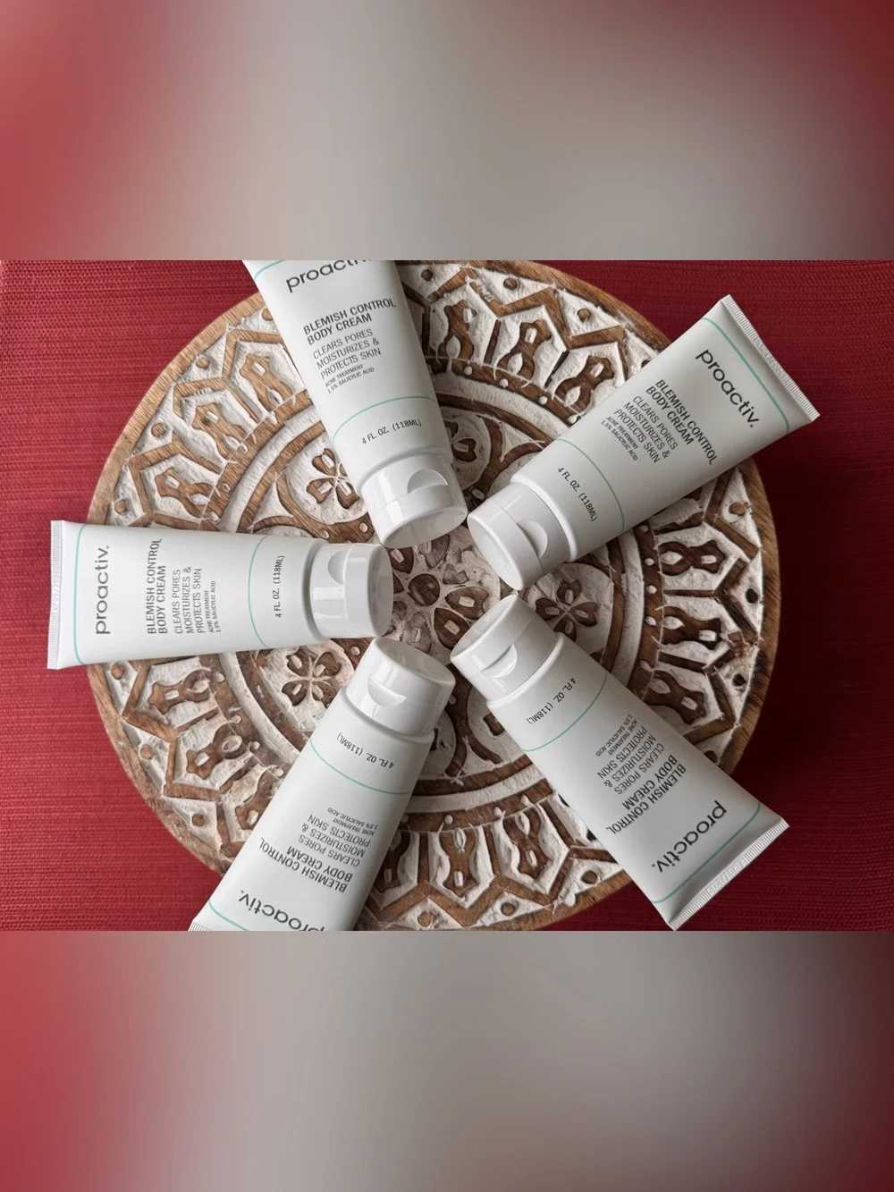 Bundle: 5 Proactiv Blemish Control Body Cream 4 oz Acne Treatment